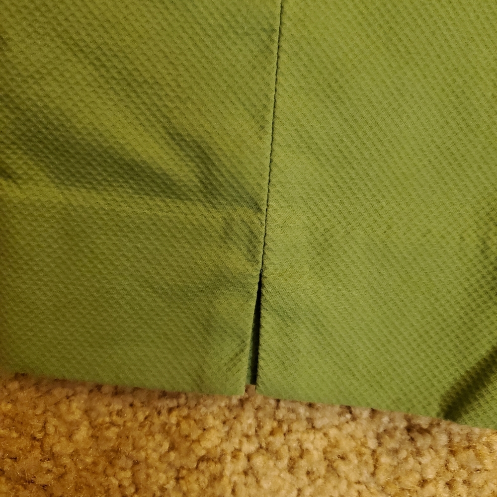 Talbots petites crop pant lime green size 4p - Picture 9 of 12